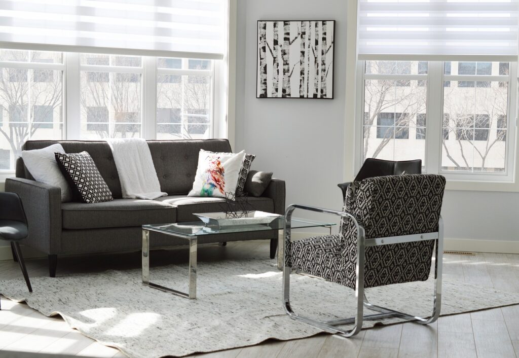living room, condo, house